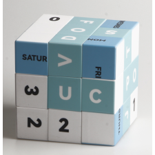 Ziina big calendar 3x3 kocka 10cm kreatív és készségfejlesztő