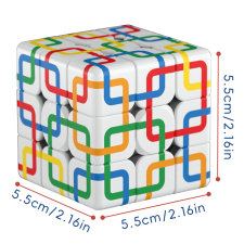 Ziina Square grid Retro Kocka 3x3 kocka kreatív és készségfejlesztő