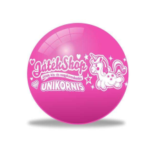 Zikin Unikornis rózsaszín gumilabda 22cm-es - Felfújatlan játéklabda