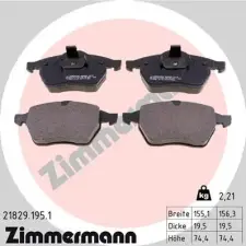 Zimmermann fékbetétkészlet, tárcsafék 21829.195.1 autóalkatrész