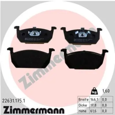 Zimmermann fékbetétkészlet, tárcsafék 22631.175.1 autóalkatrész