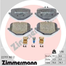 Zimmermann fékbetétkészlet, tárcsafék 22717.180.2 autóalkatrész