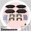 Zimmermann fékbetétkészlet, tárcsafék 22804.200.2