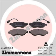 Zimmermann fékbetétkészlet, tárcsafék 24468.190.1 autóalkatrész