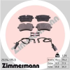Zimmermann fékbetétkészlet, tárcsafék 25214.175.3