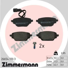 Zimmermann fékbetétkészlet, tárcsafék 26654.170.3 autóalkatrész