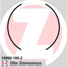 Zimmermann fékpofakészlet, rögzítőfék 10990.106.2 autóalkatrész