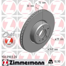 Zimmermann féktárcsa 150.2903.20 autóalkatrész