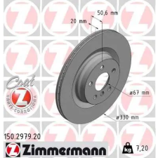Zimmermann féktárcsa 150.2979.20 autóalkatrész
