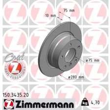 Zimmermann féktárcsa 150.3435.20 autóalkatrész