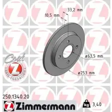 Zimmermann féktárcsa 250.1340.20 autóalkatrész