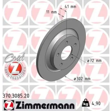 Zimmermann féktárcsa 370.3085.20 autóalkatrész