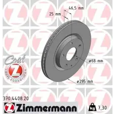 Zimmermann féktárcsa 370.4408.20 autóalkatrész