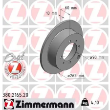 Zimmermann féktárcsa 380.2165.20 autóalkatrész
