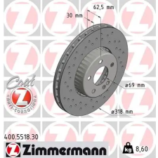 Zimmermann féktárcsa 400.5518.30 autóalkatrész