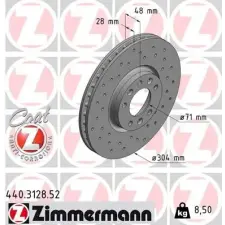 Zimmermann féktárcsa 440.3128.52 autóalkatrész