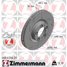 Zimmermann féktárcsa 460.4506.20 autóalkatrész