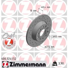 Zimmermann féktárcsa 600.3241.52 autóalkatrész