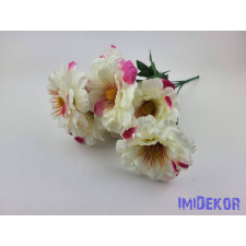  Zinnia 7 ágú selyem csokor 40 cm - Cirmos dekorációs kellék