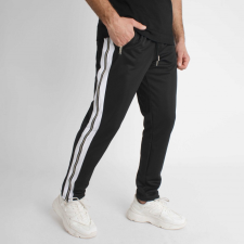 Zip Line Pants - fekete oldalcsíkos nadrág - Méret: XL férfi nadrág