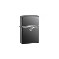 Zippo 21088 Zippo öngyújtó, black ice színben, cipzár mintával és logóval konyhai eszköz