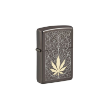 Zippo 48384 Zippo öngyújtó, black ice színben -Canabis design konyhai eszköz