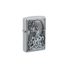 Zippo 48902 Zippo öngyújtó szálcsiszolt króm színben -Zippo sárkány konyhai eszköz