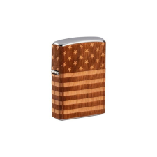 Zippo 49332 Zippo öngyújtó Utcai króm, fából készült borítással -WOODCHUCK konyhai eszköz