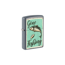 Zippo 49452-107309 Zippo öngyújtó Flat Grey, Gone Fishing konyhai eszköz