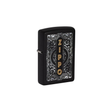 Zippo 49535 Zippo öngyújtó Matt fekete, filigrán minta, Zippo logó konyhai eszköz