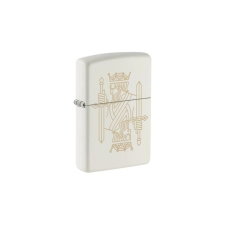 Zippo 49847 Zippo öngyújtó Matt fehér, király és királynő minta konyhai eszköz