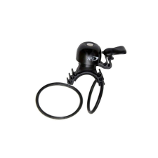 Zoggie Mini 23 mm-es gumipántos csengõ fekete kerékpár és kerékpáros felszerelés