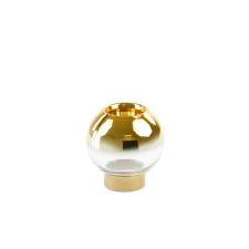  Zoja1 üveg gyertyatartó arany 10x10 cm gyertyatartó