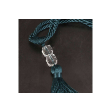  Zoja egy bojtos függönyelkötő Sötét türkiz lakástextília