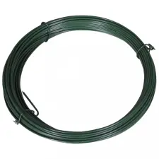  Zöld acél drótkerítés összekötő drót 1,4/2 mm 25 m kerti dekoráció