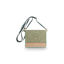  Zöld crossbody táska 19x6x16 cm UNI kollekció kézitáska és bőrönd