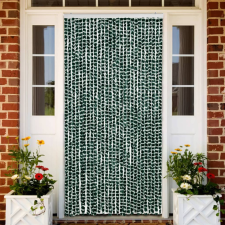  zöld és fehér zsenília rovarfüggöny 118x220 cm szúnyogháló