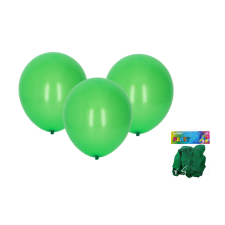 Zöld felfújható lufi szett (30 cm, 10 db) party kellék
