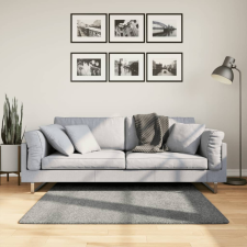 Zöld hosszú szálú bozontos modern szőnyeg 120 x 120 cm lakástextília