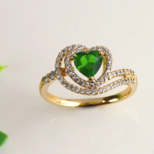  Zöld köves gyűrű-55 gyűrű