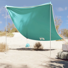  zöld strandnapernyő homokrögzítőkkel 214 x 236 cm kerti bútor