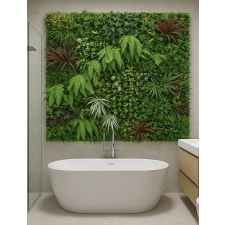  Zöldfal Trópusi Növényekkel Extra Dús 100x100cm dekoráció