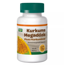 Zöldvér kurkuma megadózis plusz kurkuminnal étrend-kiegészítő kapszula 90 db vitamin és táplálékkiegészítő