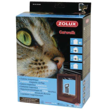 ZOLUX CAT DOOR ajtó macskáknak mágneses zárral 15x17cm barna macskaajtó