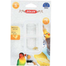 ZOLUX Madáretető műanyag ráccsal 9cm etető, itató madaraknak