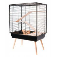 Zolux Neo Cosy H80 Rágcsáló ketrec - Fekete (78 x 48 x 80 cm) ketrec, szállítóbox rágcsálóknak