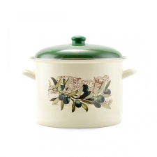 Zom. fazék fedővel átm.20cm 5,2 l. olivás Nr.14832 edény