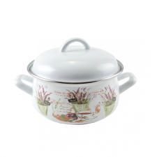 Zom. Lábas fedővel átm.20cm 3,3l levendulás Nr.13468 edény