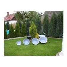  ZOMÁNCOS ÜST KÚPOS 80 L kerti sütés és főzés