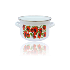  Zománcozott Fazék Dekoros Inox Peremes 20cm 4.3 Literes edény